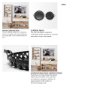 68951 - Lito (Set of 2) Black Woven Metal Round Serving Trays