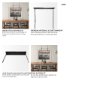 68981 - Josie (42"x14.5"x20") Natural Wood Chassis Six Light Chandelier 
