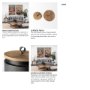 68982 - Cyril (Set of 2) Gray Metal W/ Brown Wood Lids Jars