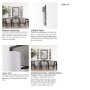 68985-AB - Navin 10x46.5 Black Metal Body White Fabric Shade Rectangular Wall Sconce 