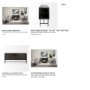 69011 - Arelius 70L x 18.75W x 32H Black-Brown Wood, Black Metal Base w/ 4 Glass Cabinet Doors Sideboard
