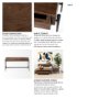 69017 - Glenn III 56L x 14W Dark Brown Wood w/ Black Iron Frame, 4 Drawer Console Table