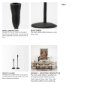 69071 - Levit (Large) Black Table Candle Holder