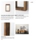 69152 - Gervaise 12L x 2W x7H Small Brown Wood Frame Rectangular Wall Mirror