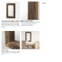 69156 - Gerome 28 x 48 Brown Wood Frame Rectangular Wall Mirror