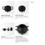 69158 - Cyrus Black Spherical Vase Decorative Object 