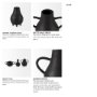 69159 - Cyrus Black Two handled Vase Decorative Object 