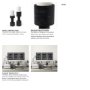 69161 - Bolton I 3.9L x 3.9W x 10.6H Black Metal Table Candle Holders