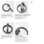 69163 - Rafiki Two Blackened Silver Hammered Finish Metal Conjoined Circles
