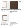 69170 - Faye 14L x 18W x 26H Medium Brown Wood W/ Antique Nickel Finished Metal Base C Side Table