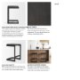 69175 - Kiran 17L x 17W x 26H Black Wood W/ Black Metal Base C-Shape Counter Stool