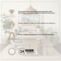 69199 - Aida 84"L x 42"W Rectangular Dining Table | Modern | Light Gray Wood | Seats 8