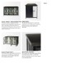 69211 - Dimitra 62.0L x 32.0W x 36.0H Dark Iron W/Glass Doors Kitchen Island 