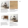 69226 - Arelius 36L x 18W x 32H Light Brown Wood, Black Metal Base w/ 2 Glass Doors Accent Cabinet