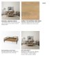 69228 - Arelius 42" Square Glass-Top Light Brown w/ Black Metal Base Display Coffee Table