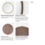 69234 - Gambit 46" Round Light Brown Wood Frame Wall Mirror