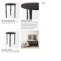 69258 - Timothy 16.0L x 16.0W X 20.0H Ebony Black Iron Side Table