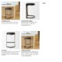 69268 - Tyson 17L x 18W x 28H Black Leather W/ Metal Frame Counter Stool