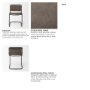 69275 - Berbick Open Back Dining Side Chair | Gray Suede w/ Iron