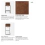 69280 - Berbick 43" Total Height Medium Brown Leather w/ Iron Frame Bar Stool