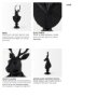 69288 - Mozart 22.5H Black Painted Resin Deer In A Suit Bust