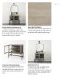 69291 - Arelius 36L x 18W x 32H Gray Wood, Black Metal Base w/ 2 Glass Doors Accent Cabinet