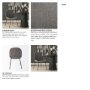 69305 - Inala Curved Back Dining Side Chair | Grey Fabric w/ Metal