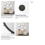 69315 - Elena I Small Black Wall Mirror 