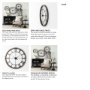 69348 - Mething Gray 31.5" Large Farmhouse Wall Clock 