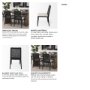 69350V - Clara Cane Back Dining Side Chair | Cream Fabric w/ Black Wood
