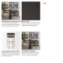 69363 - Parker Brown Faux Leather Seat Gold Metal Bar Stool