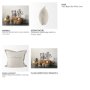69445 - Mae 20x20 Beige Fabric Pillow Cover