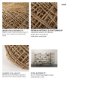69446 - Allium Brown Handwoven Wool Cylindrical Pouf
