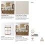 69452V - Hollyfield II Cream Fabric Seat W/ Gold Metal Base Counter Stool