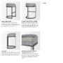 69457 - Hollyfield II Gray Fabric Seat W/ Gray Metal Base Bar Stool