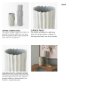 69472 - Cardon 23.0H Gray Ceramic Vase