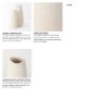 69476 - Salar 5.9L x 5.9W x 14.0H Cream Conical Crackled Ceramic Vase