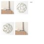 69479 - Geom 7.1L x 7.1W x 7.1H White Ceramic Geometric  Object