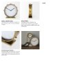 69482 - Marian 11.0L x 3.1W x 11.0H Gold Metal W/Studs Round Table Clock 
