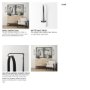 69488 - Kero 5.9L x 6.9W x 24.0H Black Metal Wall Candle Holder