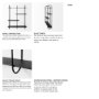 69491 - Decimus 36.6L x 8.7W x 45.7H Black Metal Wall Mounted 3 Tiered Shelf