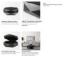 69541 - Arreto 48" Black Solid Wood Hexagonal Storage Coffee Table