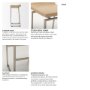 69555 - Givens 31.8"H Seat Height Brown Wood W/Silver Metal Frame Barstool