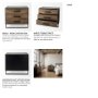 69569 - Alvin 34.5L x 21.5W x 30.0H Wood W/Metal Framing Accent Cabinet 