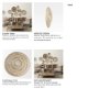69602 - Avel  18.0L x 18.0W x 3.0H  Light Brown Seagrass W/Dark Brown String Round Wall Hanging Plate