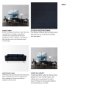 69621 - Brooks 90.2L x 34.8W x 33.5H Navy Blue Fabric Three Seater Sofa W/ Medium Brown Wooden Legs