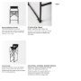 69631 - Direttore 19.3L x 19.3W x 40.2H Black Leather W/Black Frame Bar Stool