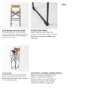 69634 - Direttore 44.1H Brown Leather Seat W/Black Iron Frame Bar Stool