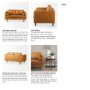 69638 - Svend 65.0L x 38.0W x 34.0H Tan Leather Love Seat Sofa 