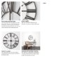 69651 - Pender 29.9L x 1.8W x 29.9H Black Iron Round Wall Clock
